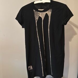 Rick Owens Bleached vomit tshirt